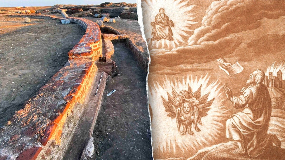 Basin found in Egypt next to depiction of Ezekiel