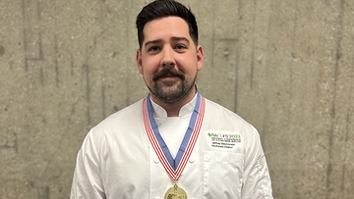 Jeffrey MacDonald after winning an award