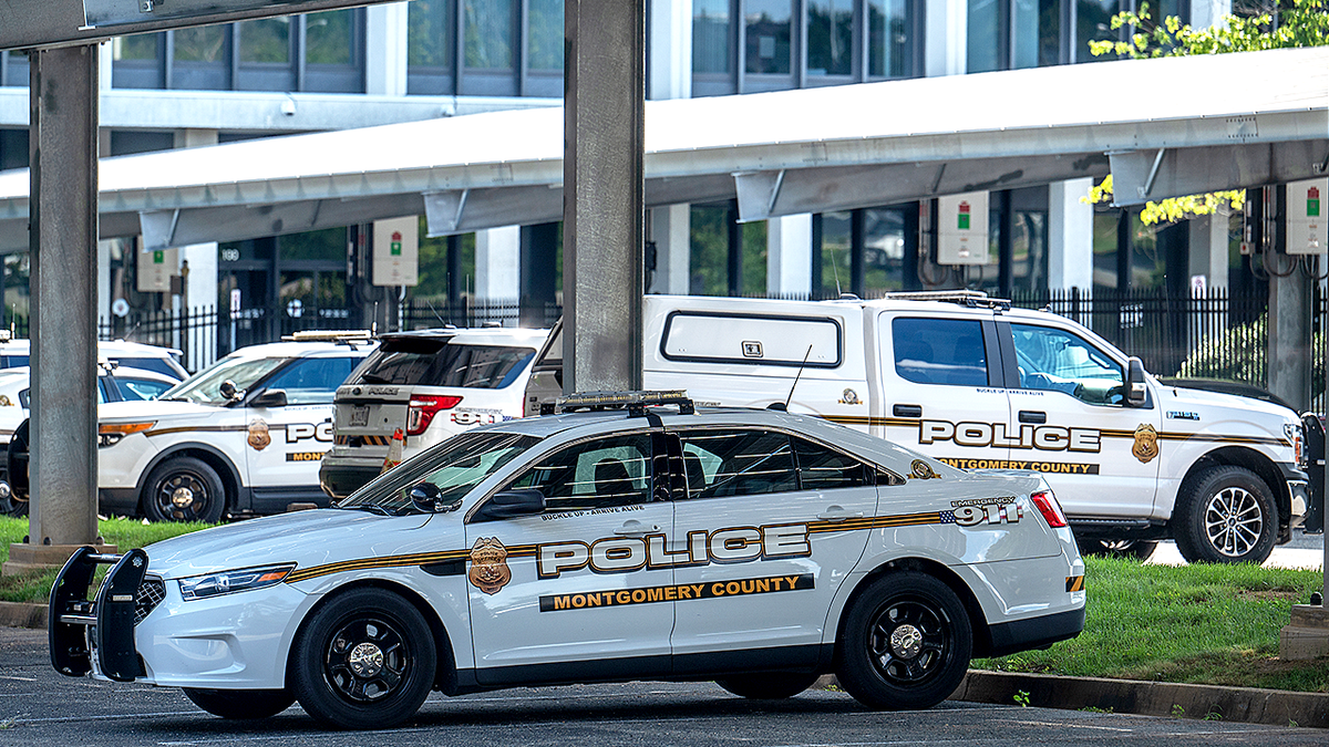 Montgomery County Police Department vehicles