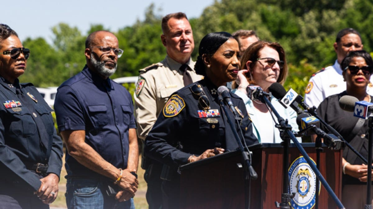 Memphis Police Chief Cerelyn Davis speaks at press conference