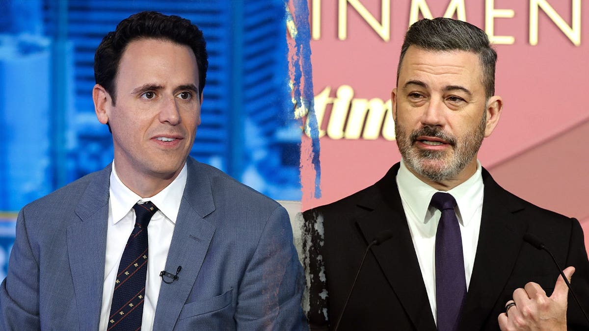 Oz Pearlman and Jimmy Kimmel