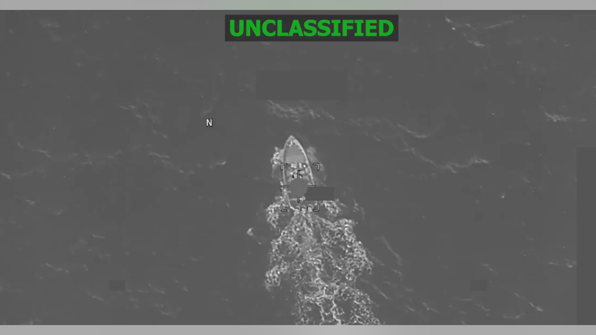 alleged drug trafficking vessel in the Pacific