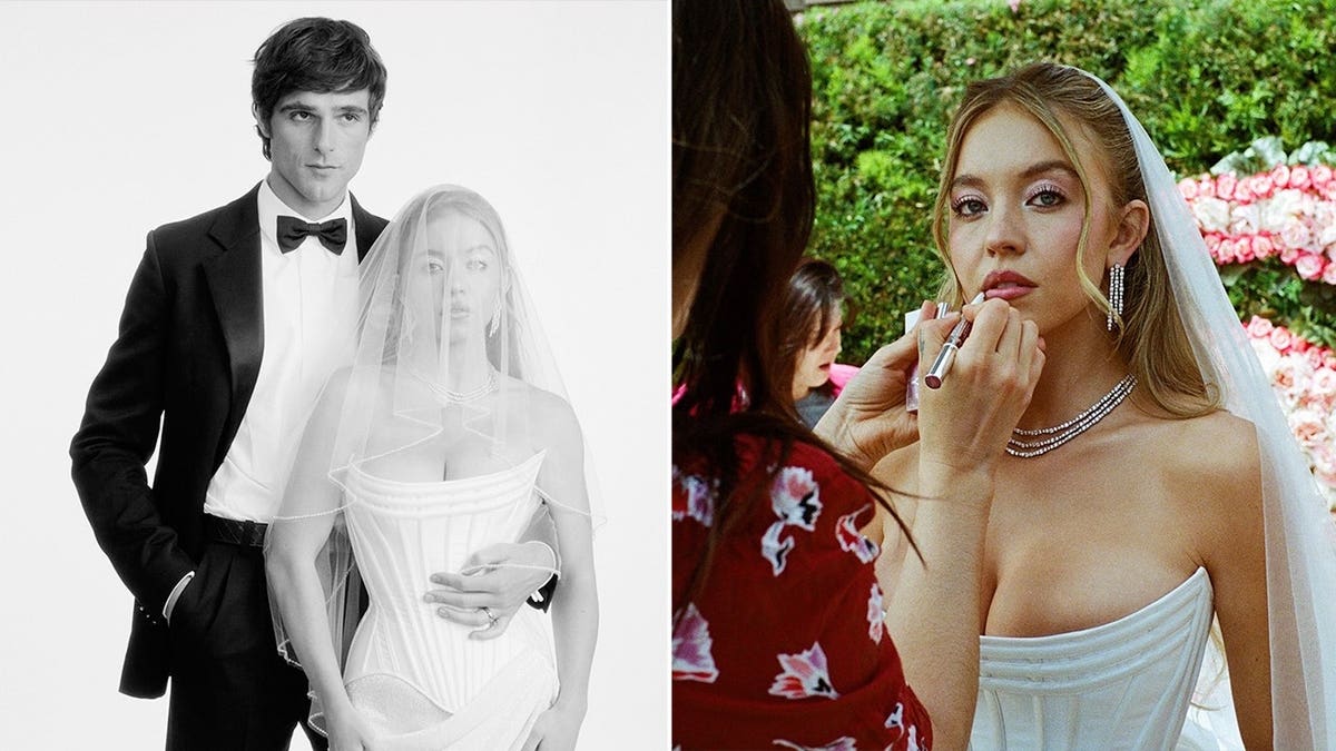 Sydney Sweeney's Euphoria wedding look