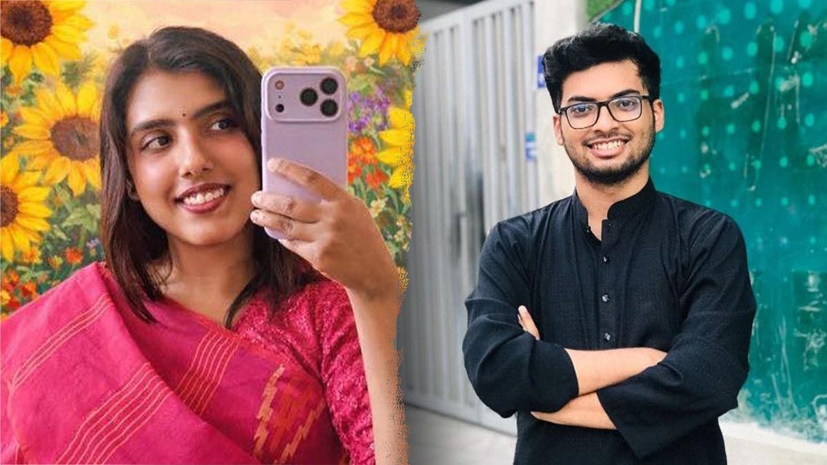 Split photo of Zamil Limon and Nahida Bristy