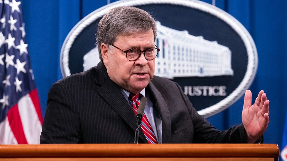 AG Barr, del Departamento de Justicia