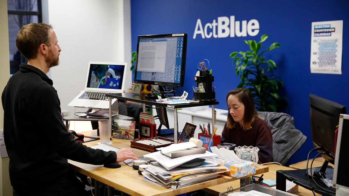 ActBlue fundraising office