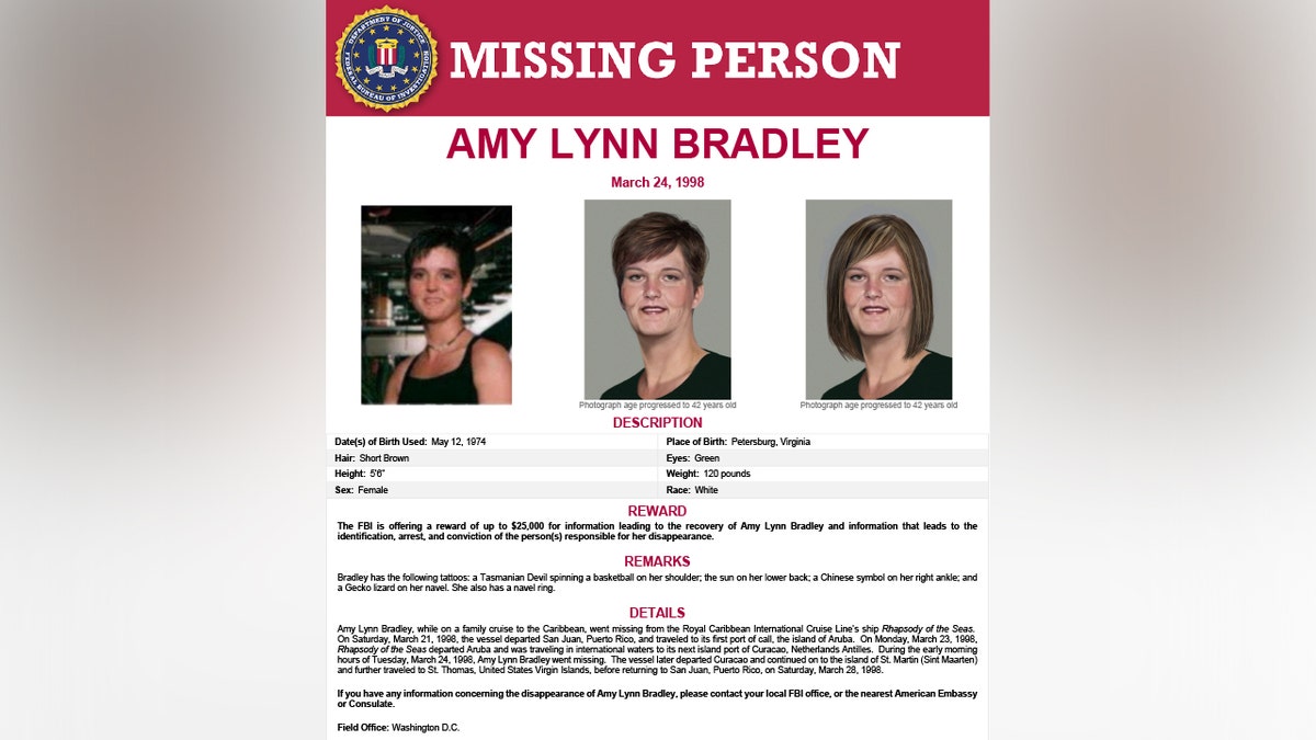 Amy Bradley FBI poster