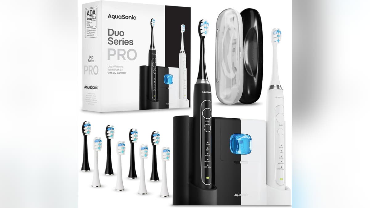 Este kit de escova de dentes é ótimo para casais.