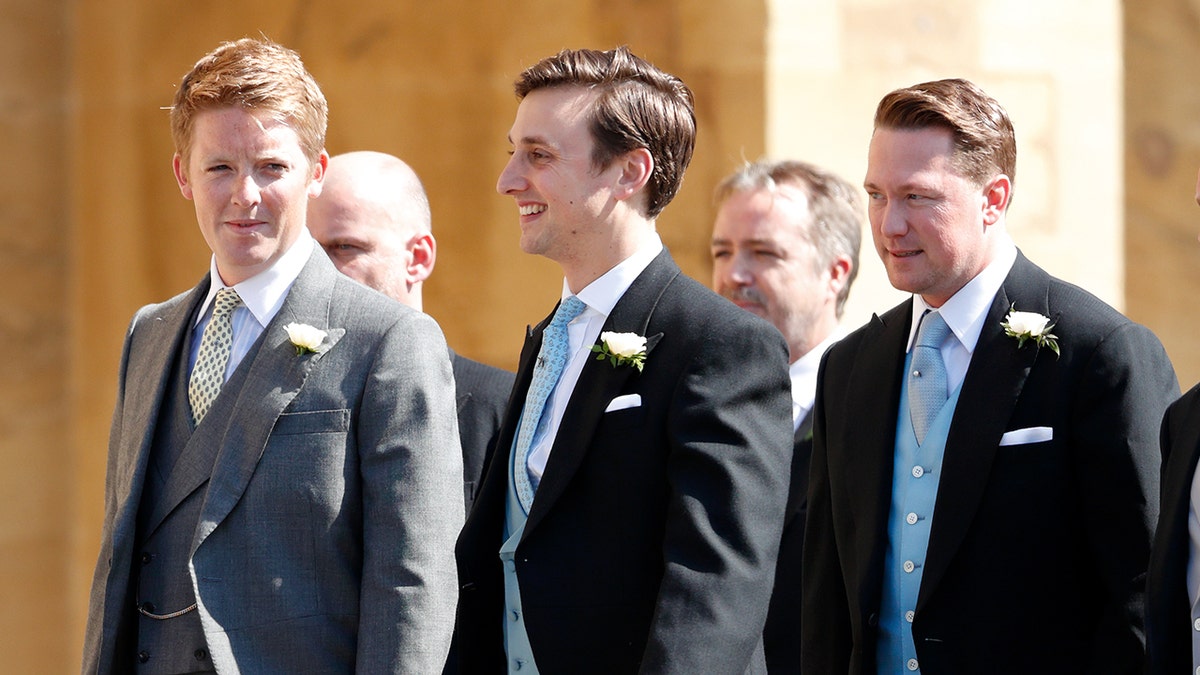 Prince Harry's friends at his wedding.