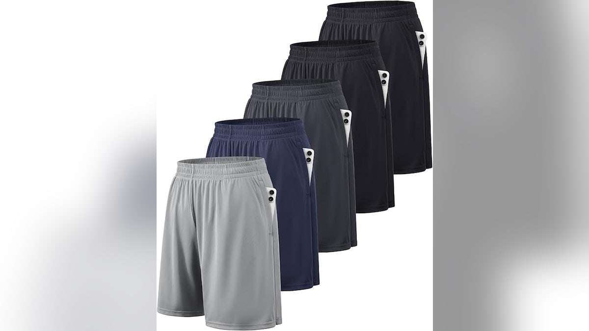 These 10-inch shorts work well for the gym or daily walks.
