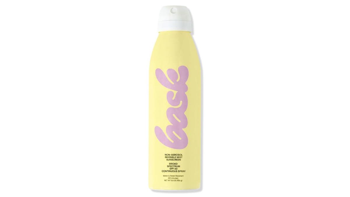 This sheer sunscreen features a light vanilla and coconut scent.
