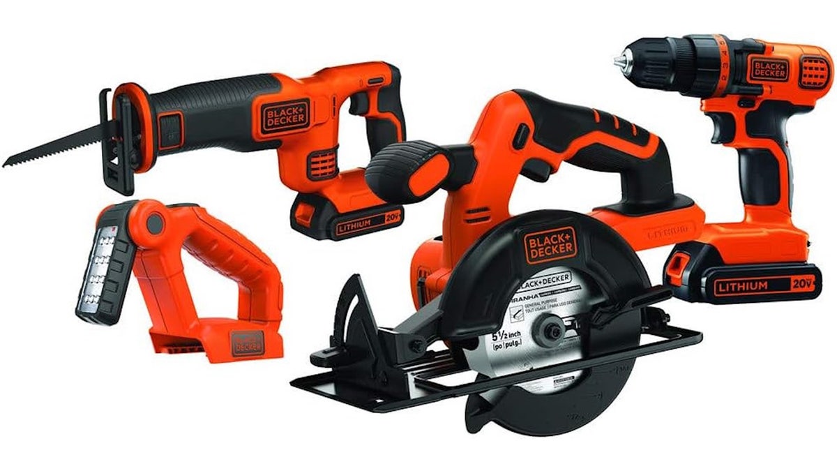 Get saws, grills and a work light all in one set.