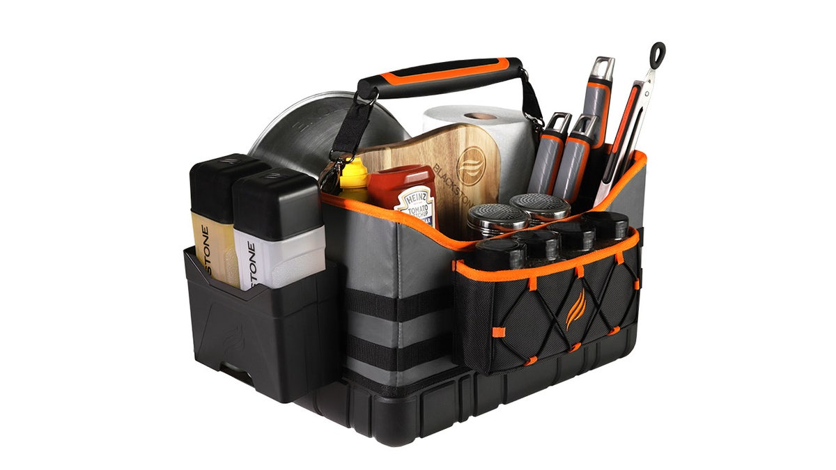 Organize all your grill tools and accessories in one place.