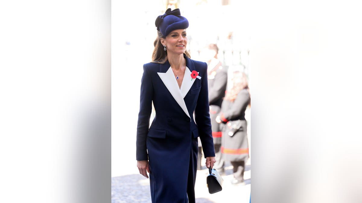 Catherine Princess of Wales attending a service at Westminster Abbey in London