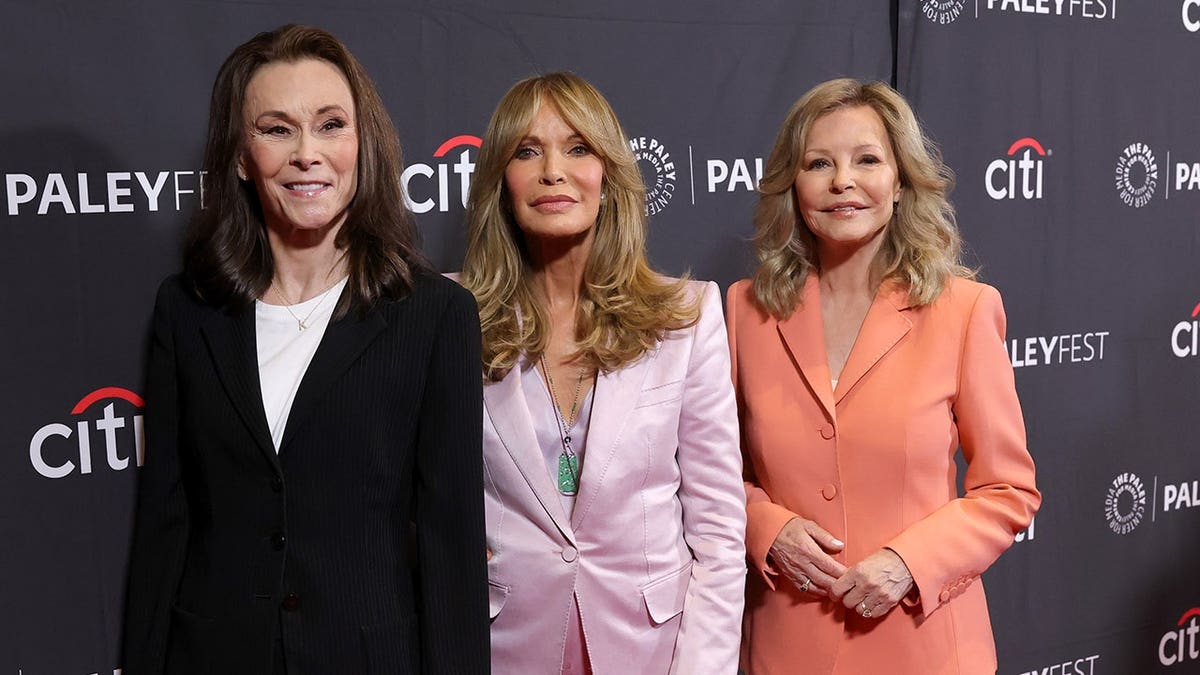Kate Jackson Jaclyn Smith and Cheryl Ladd attending Charlies Angels 50th Anniversary Celebration in Hollywood