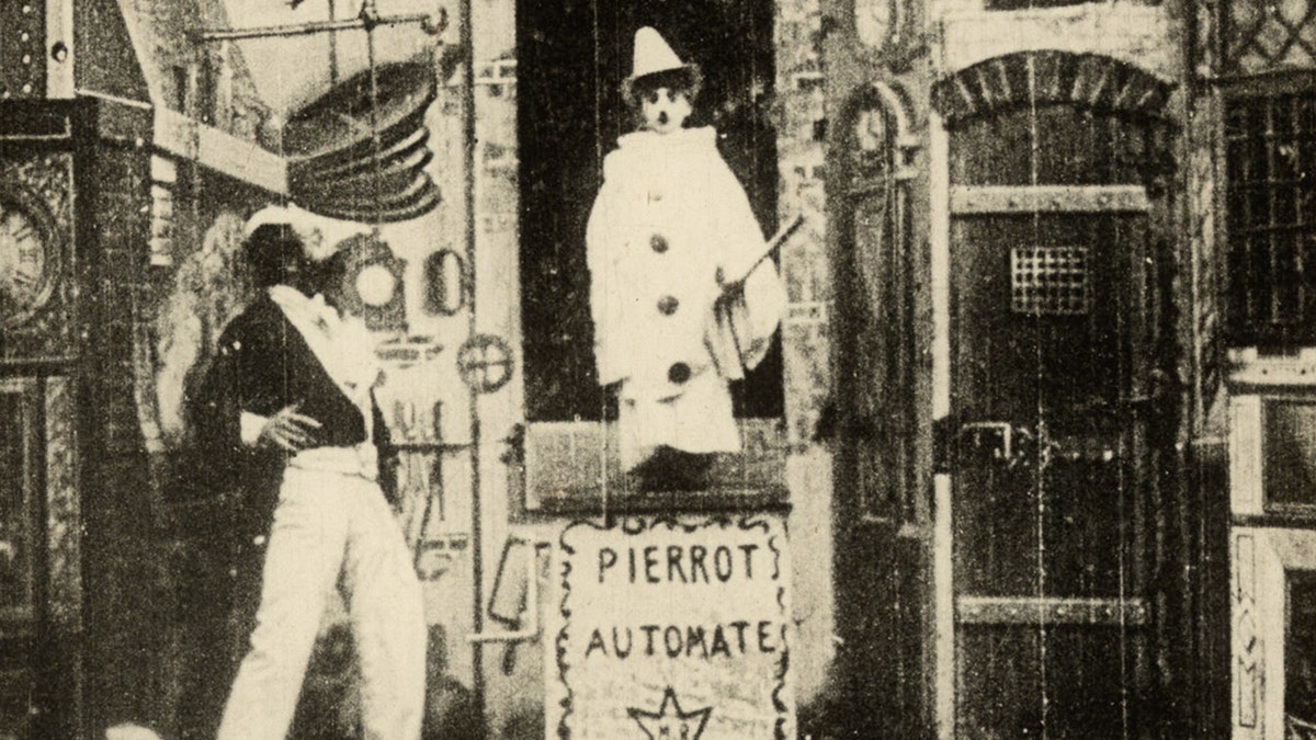 Screenshot of silent film