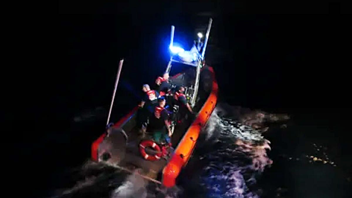 Coast Guard crews intercepted a suspected narco-terrorist vessel