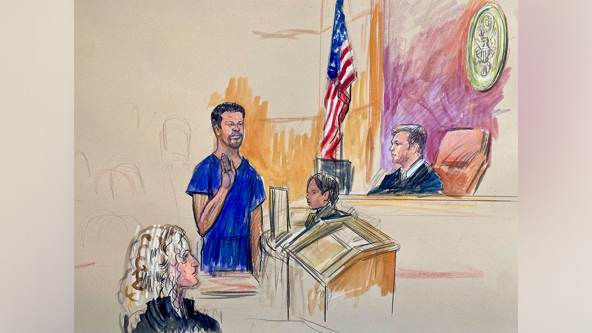 Cole Allen appears in federal court