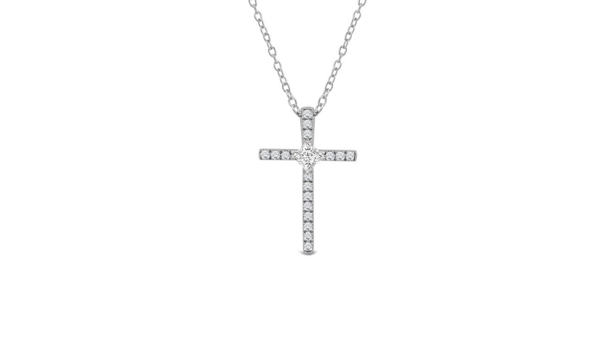This necklace is a beautiful symbol of her faith. 