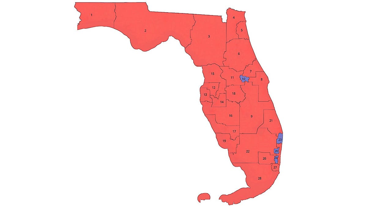 Gov DeSantis Releases Proposed Map For Florida Could Desantis Proposed Map 