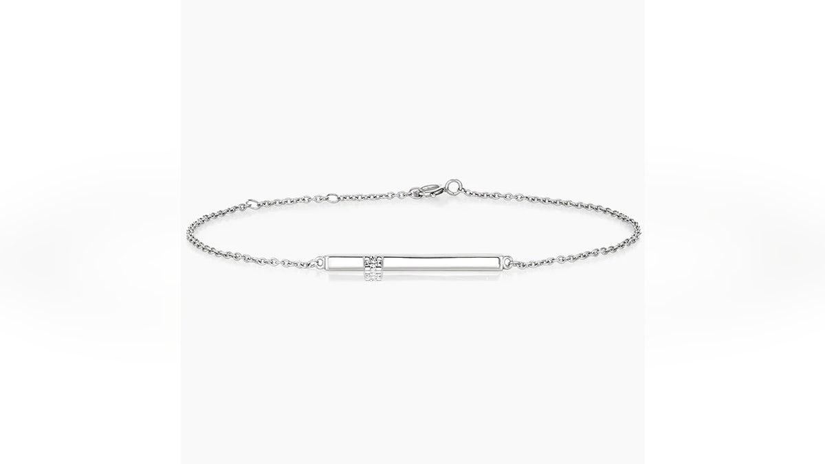 This bracelet is an affordable way to wear diamonds.
