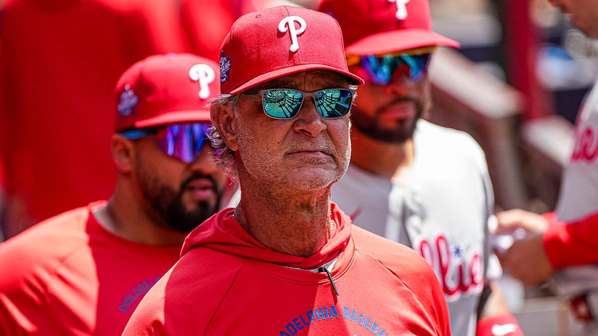 Philadelphia Phillies seat  manager  Don Mattingly lasting  successful  the dugout astatine  Truist Park