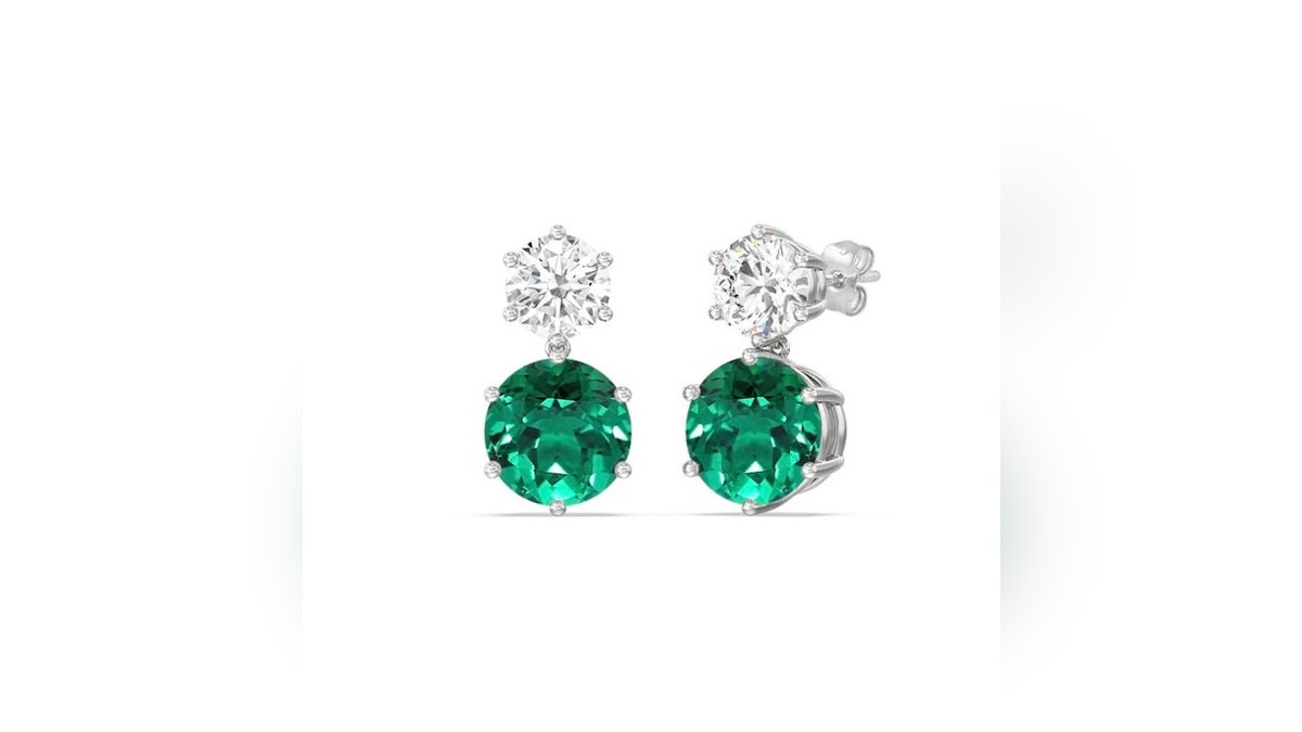 Add personalization to her jewelry collection with these birthstone studs.