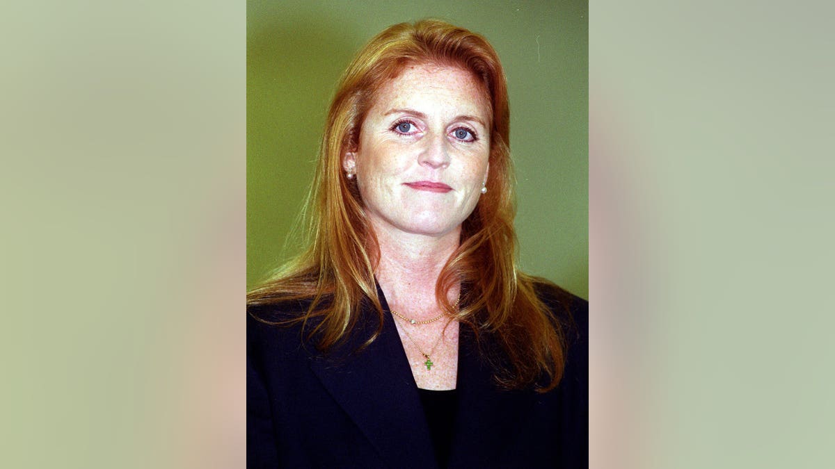 The Duchess of York standing at the launch of the Arena Cricket League at Dummer Cricket Centre.