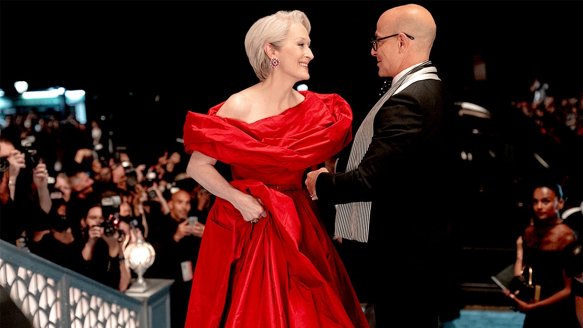 Meryl Streep, Stanley Tucci in The Devil Wears Prada 2