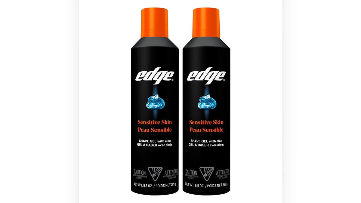 This shaving cream provides a smooth glide.