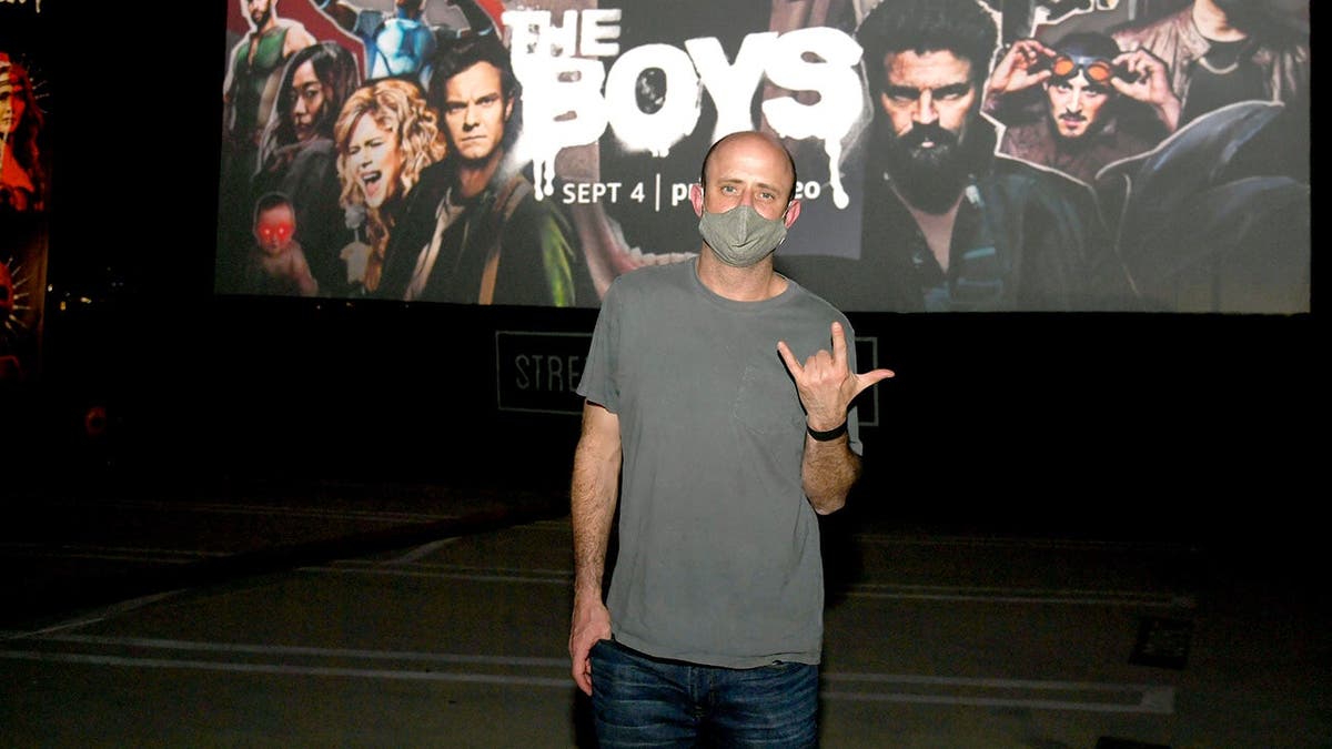 Eric Kripke attends 'The Boys' season 2 premiere event in Los Angeles.