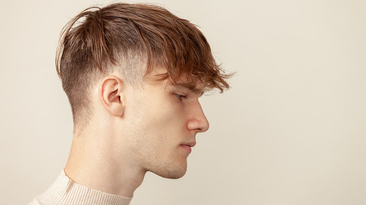 Guy with a trendy haircut