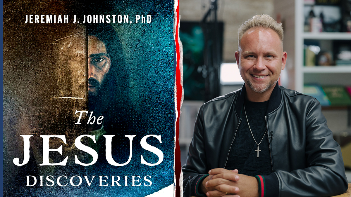 The Jesus Discoveries book cover and Jeremiah Johnston