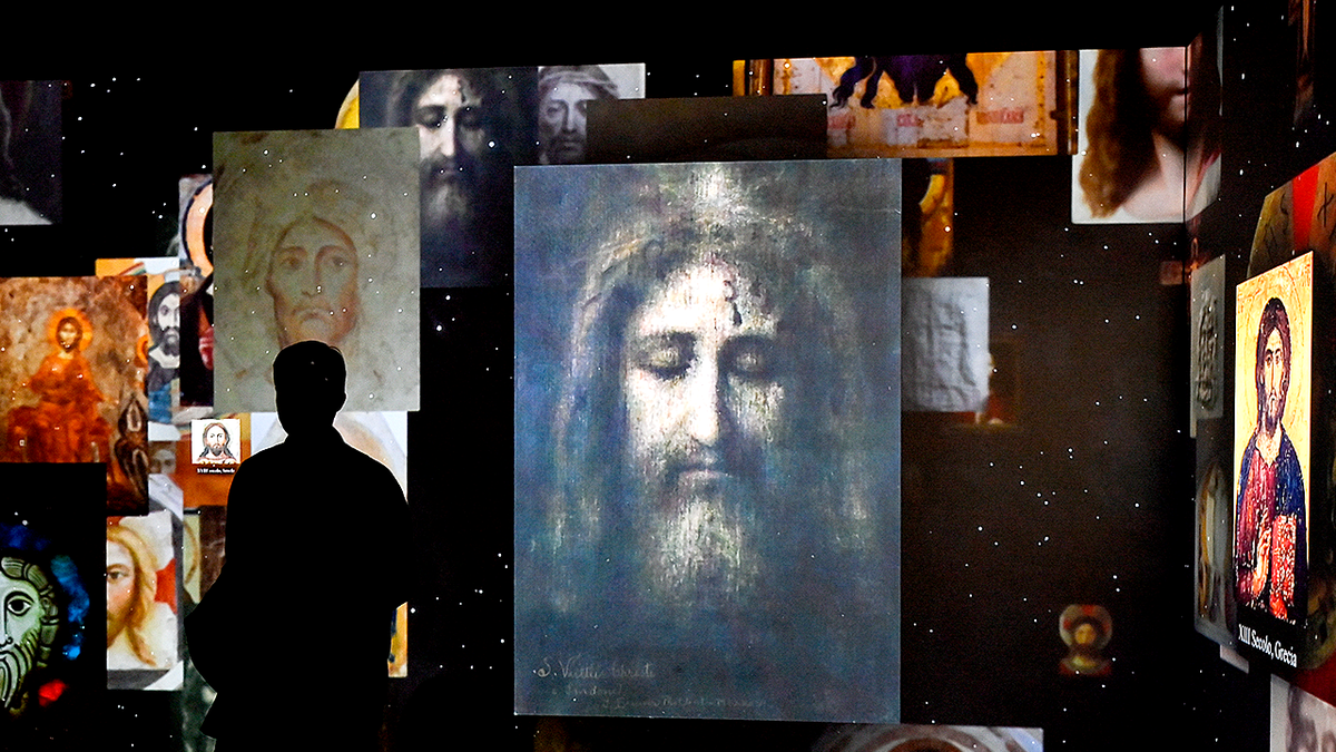 Images of Jesus at exhibit