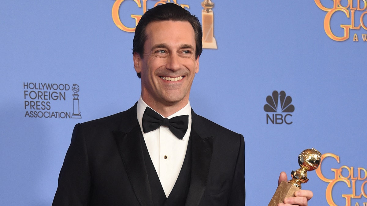 Jon Hamm at the Golden Globe Awards in Los Angeles in January 2016.