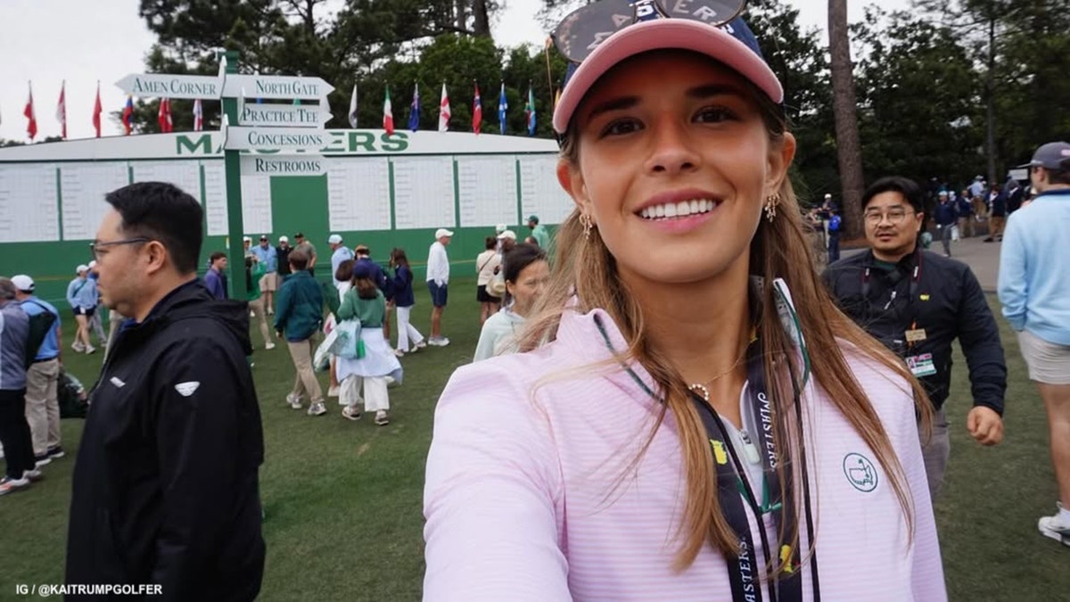 Kai Trump shares photos from Augusta National after Tiger Woods’ DUI arrest, treatment departure