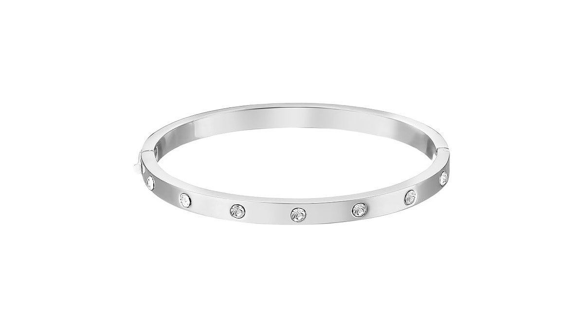 Bangles easily match with other pieces of silver jewelry.