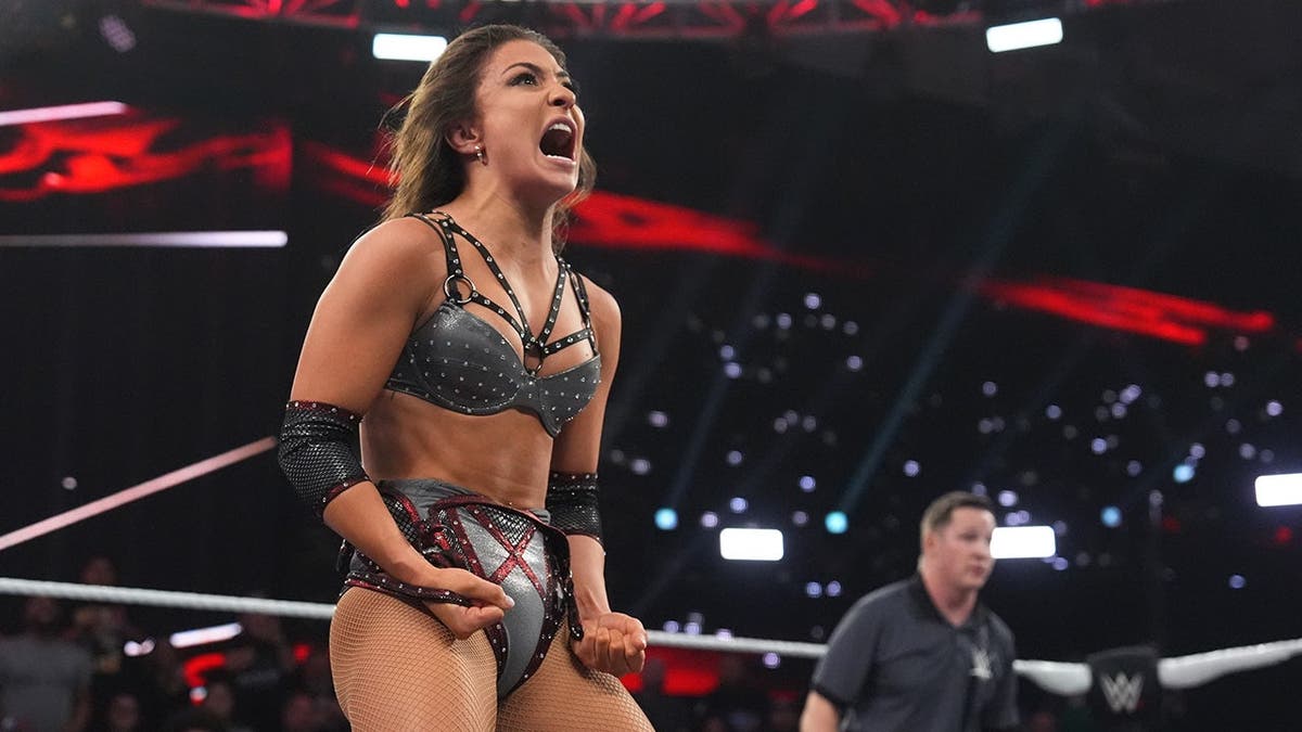 Kendal performing in the WWE Performance Center in Orlando, Florida