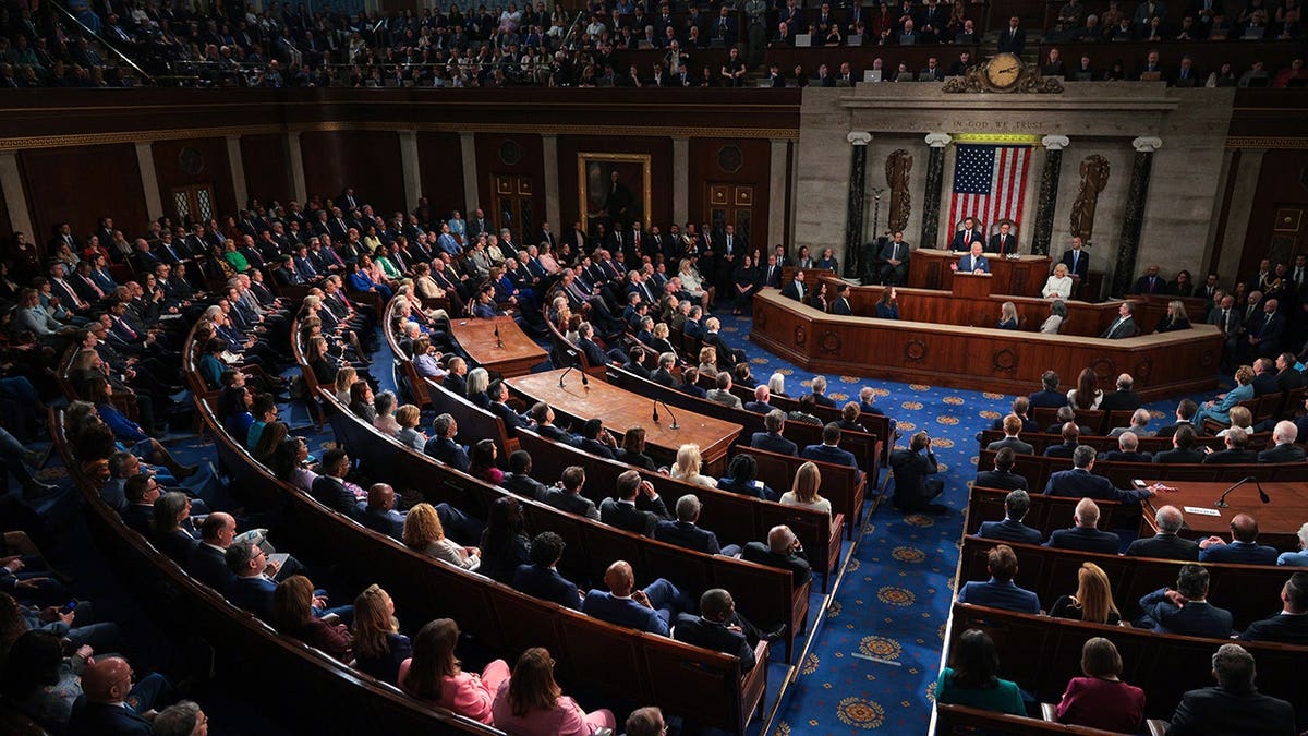 The House Chamber as King Charles made his address in April 2026.