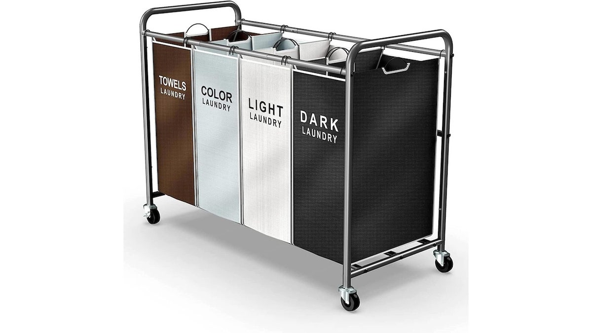 Sort your clothes ahead of time for a faster laundry routine.