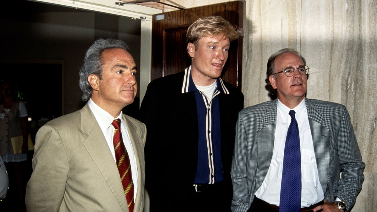 Lorne Michaels, Conan O'Brien with the NBC CEO