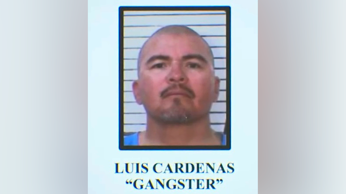 Mugshot of alleged Mexican Mafia person  Luis Cardenas known arsenic  