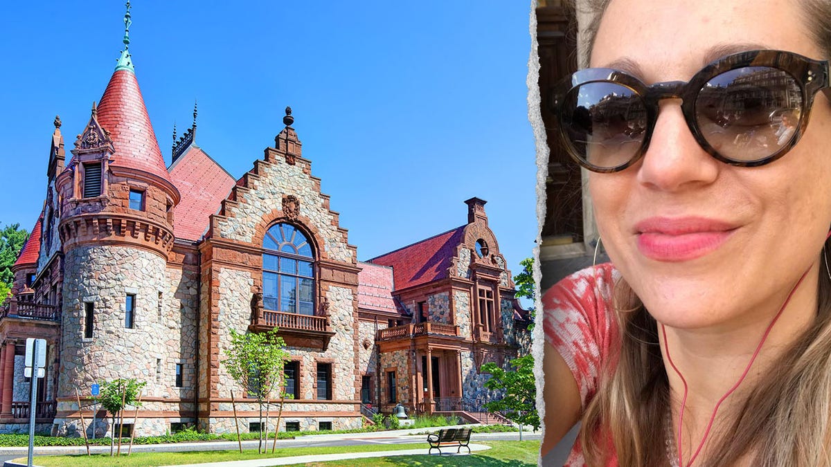 Separate photo of wellesley town hall and janette macausland
