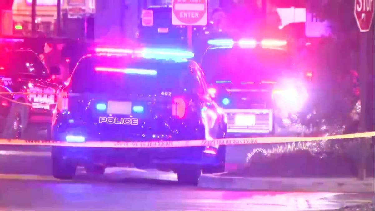 La escena del crimen en el Chick-fil-A de Nueva Jersey