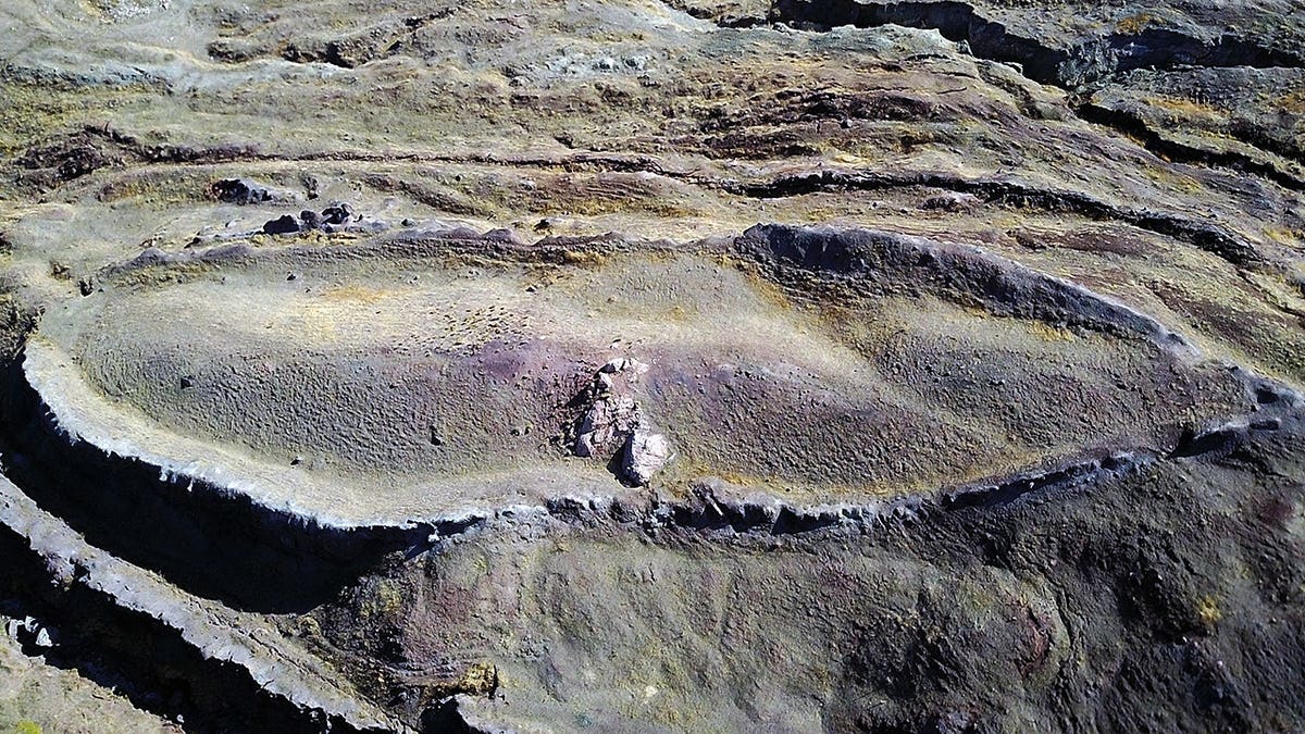 A general view of Mount Ararat with landforms in Agri, Turkey
