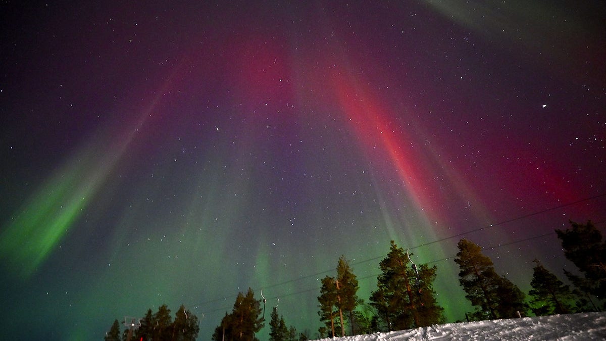 Northern lights in Finland
