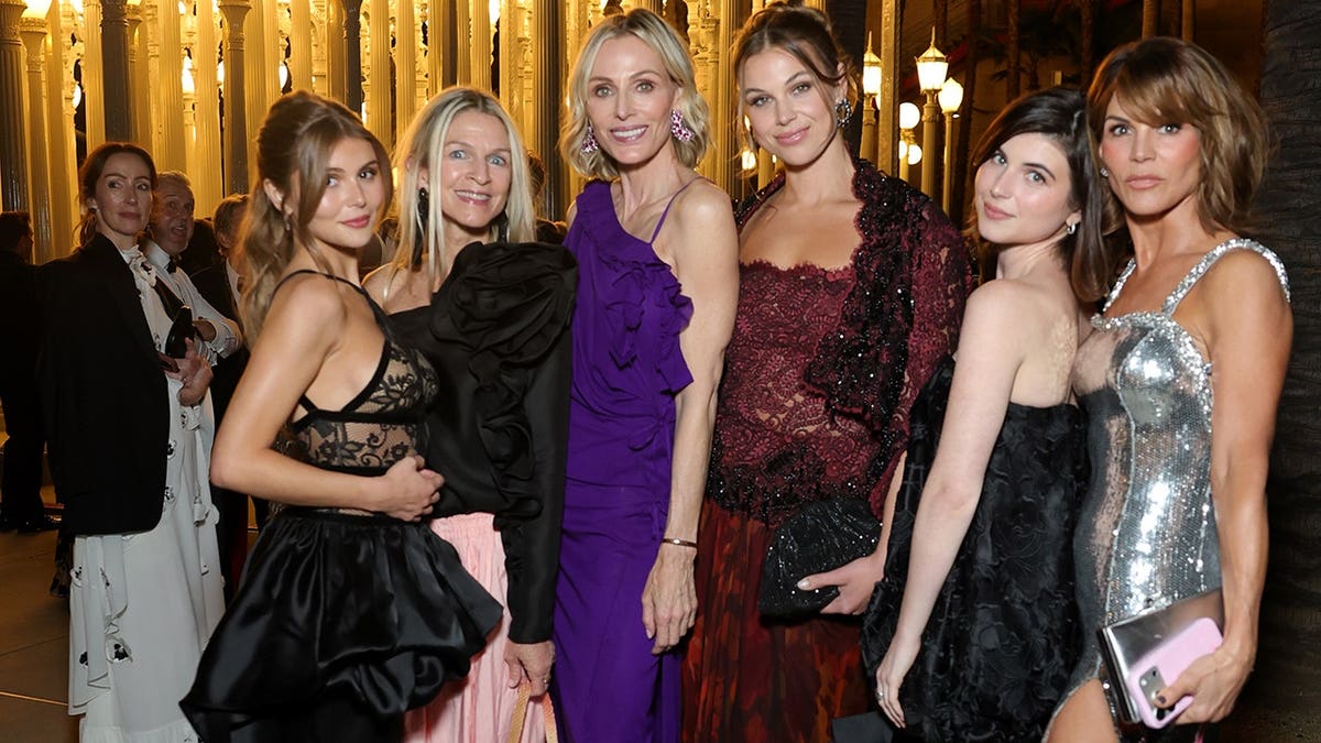 Olivia Jade, Bella Giannuli and Lori Loughlin and others at the event at LACMA in April 2026