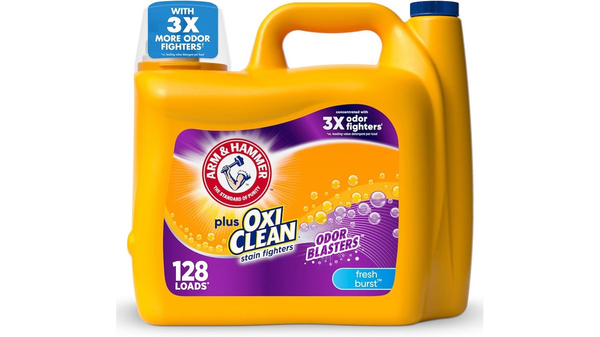 A budget-friendly detergent that targets odors and stains.