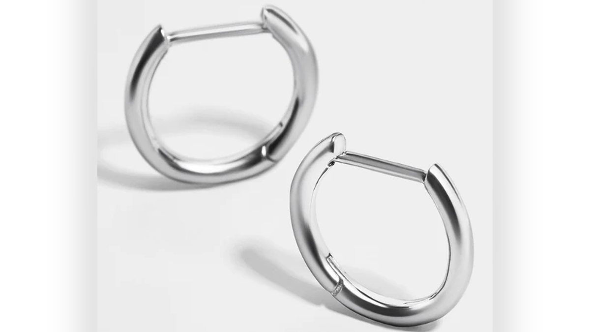 Every jewelry box needs a pair of silver hoops. 
