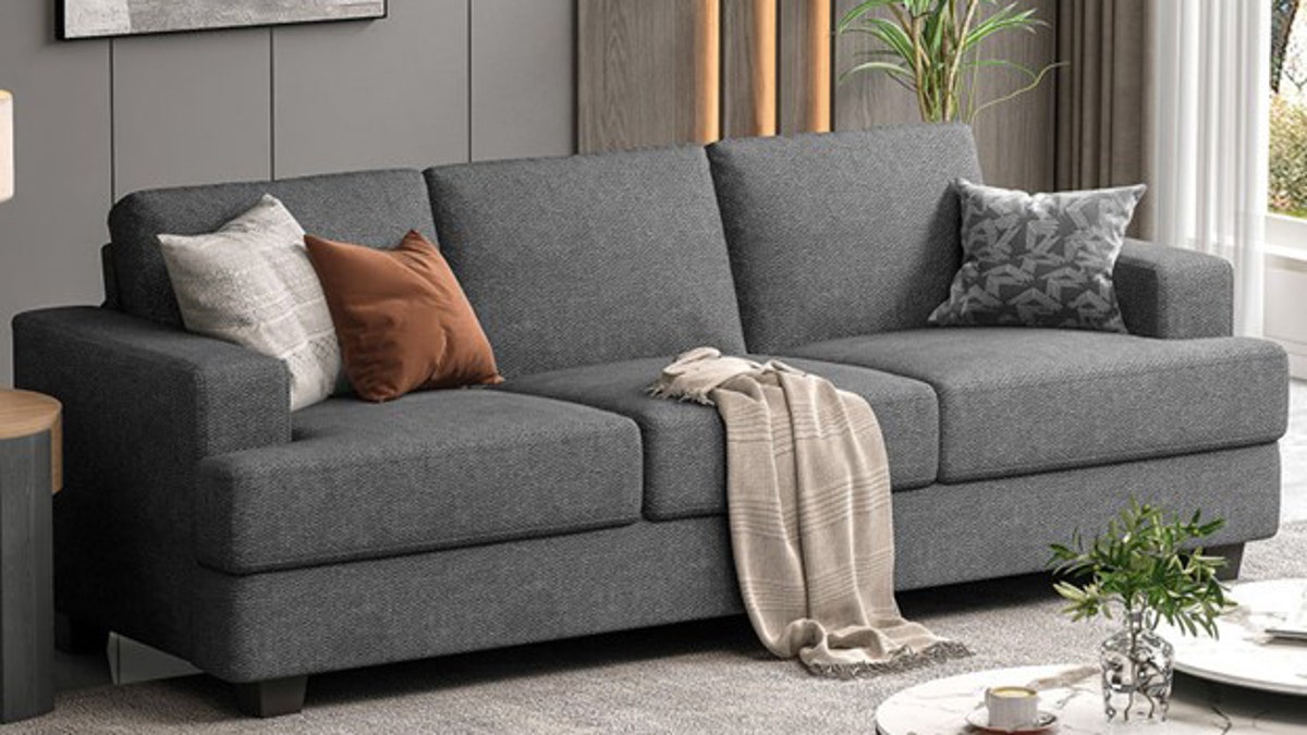 This couch is soft, supportive and suitable for any space.